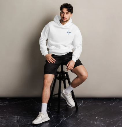 AURA Pack White – Hoodie + Cap Bundle ($20 OFF)