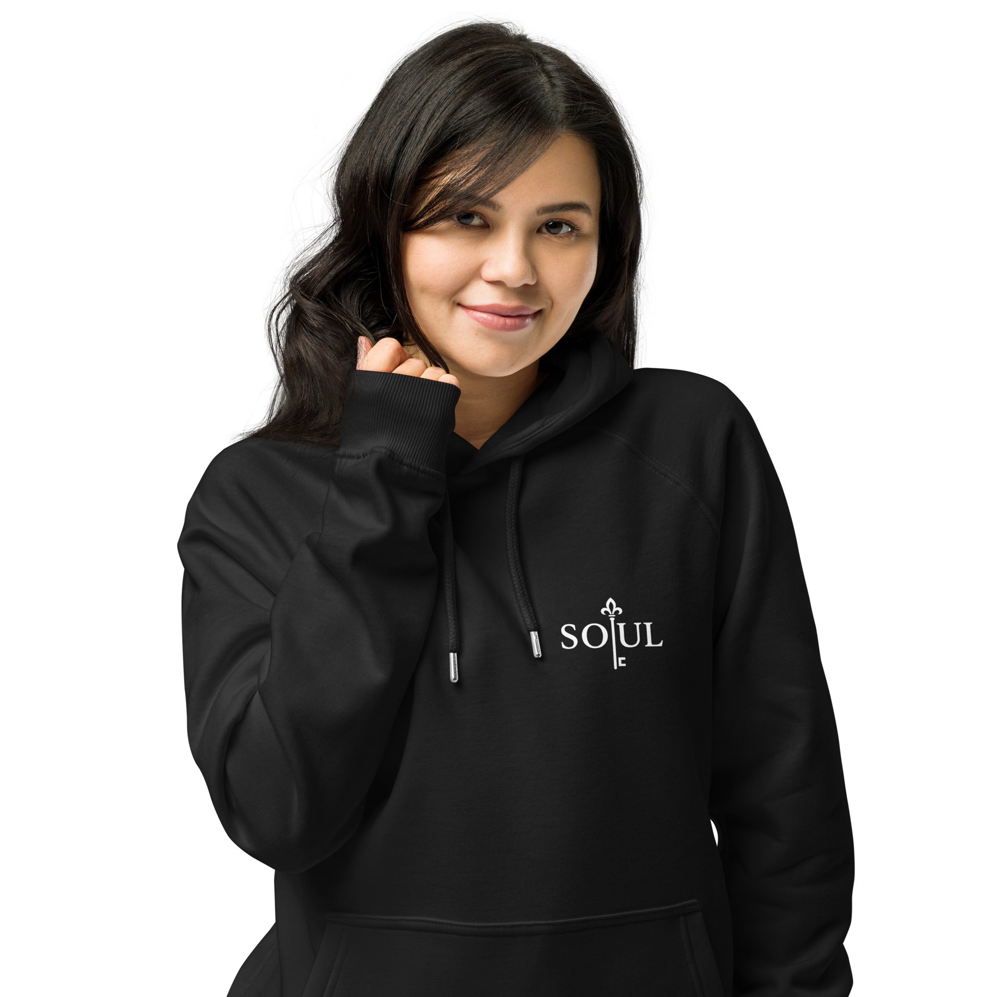 Unisex Soul Black hoodie