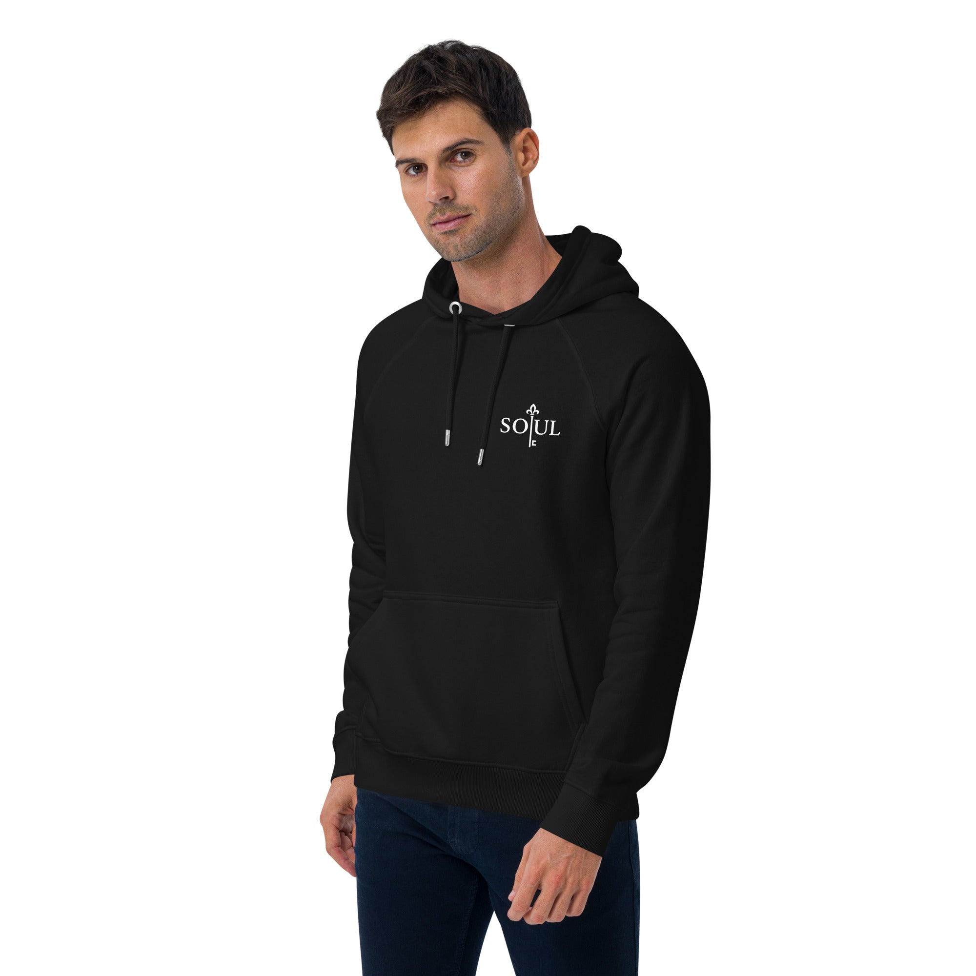 Unisex Soul Black hoodie